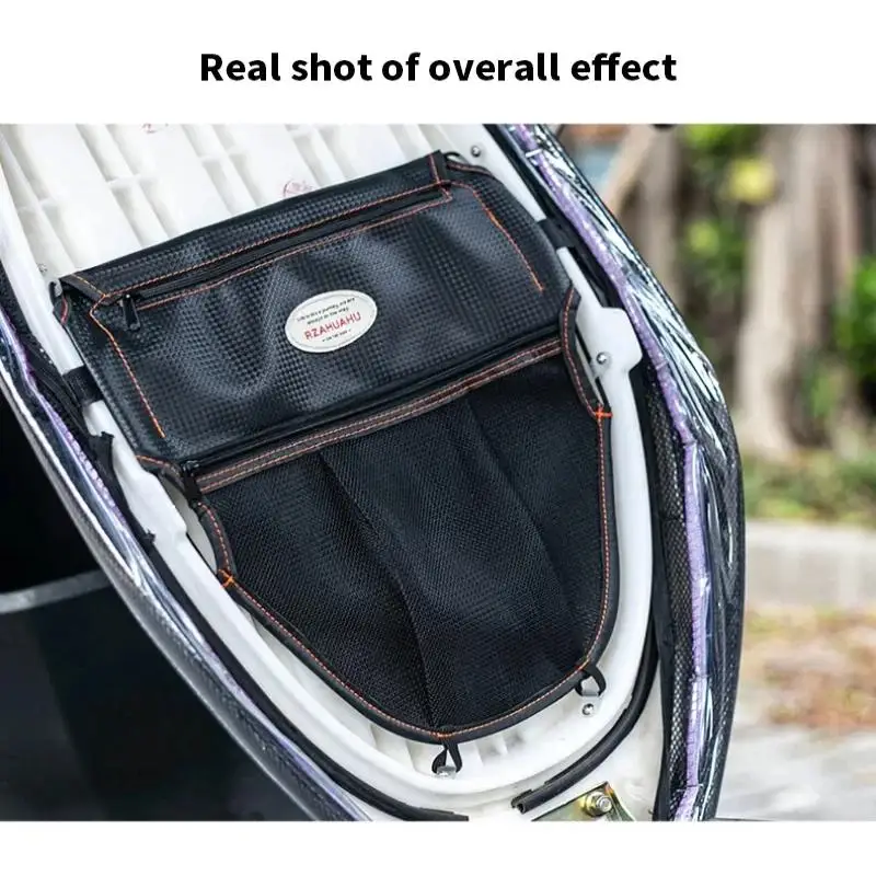 Auto-Sitz-Organizer mit Reißverschlusstaschen, Große Kapazität, Ideal für Tägliche Fahrten und Roadtrips – Detail 6