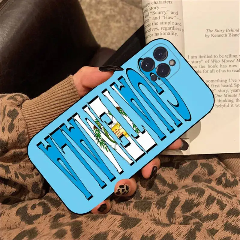 Guatemala Flag Phone Case For iPhone 14 11 12 13 Mini Pro XS Max Cover 6 7 8 Plus X XR SE 2020 Funda Shell