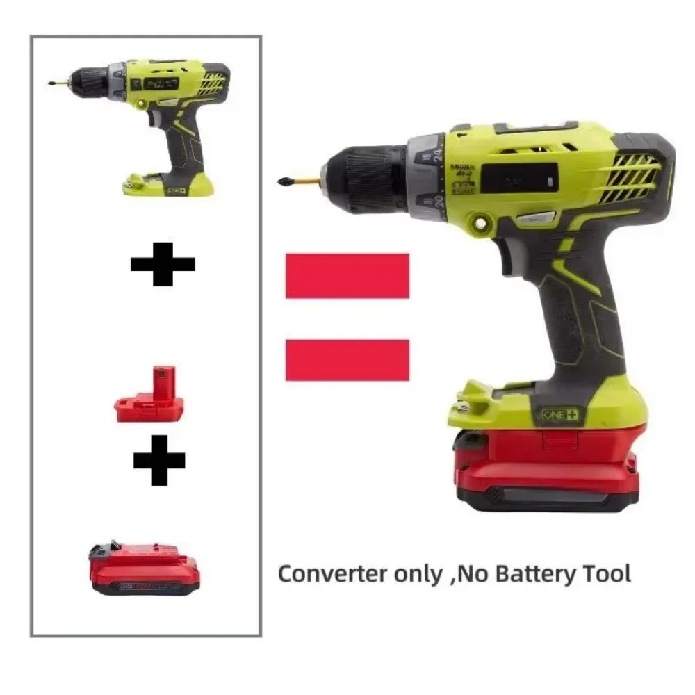 1PACK Battery Power Converter  For Stanley fatmax v20 Lithium Compatible To Ryobi Tools Adaptor (Not Include Tools And Battery)