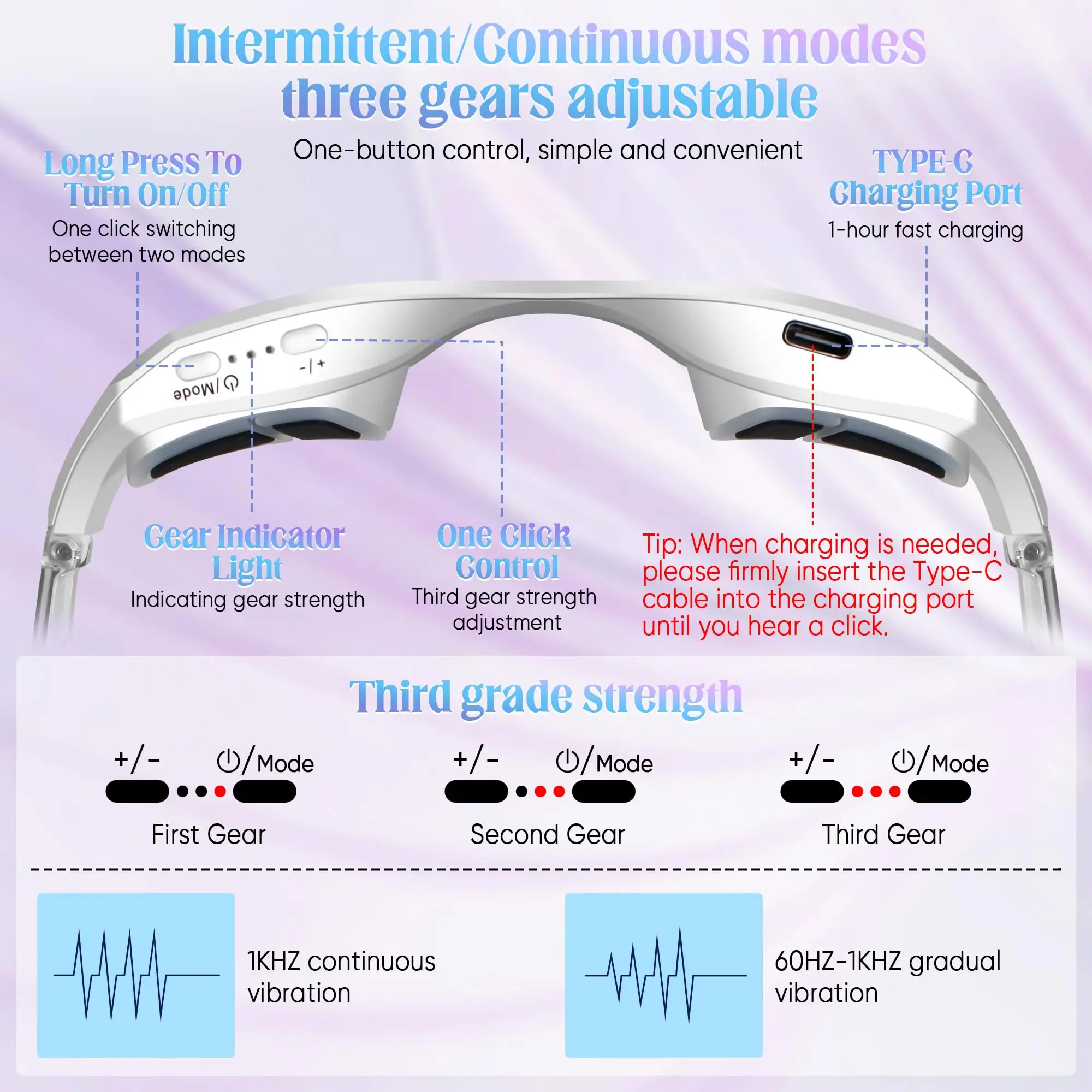 جهاز العلاج بالضوء الأحمر مكركرنت العين مدلك الضوء الأحمر قناع عين لأكياس العين الهالات السوداء الانتفاخ التجاعيد الخطوط الدقيقة #5