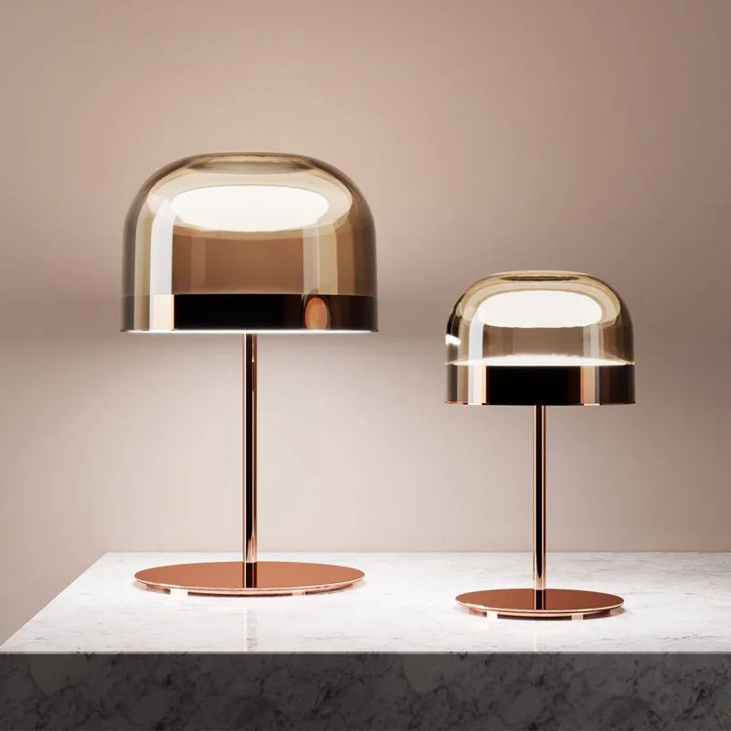 

Nordic minimalist creative art desk lamp warm and romantic study bedroom living room high-end post-modern luxury bedside lamp