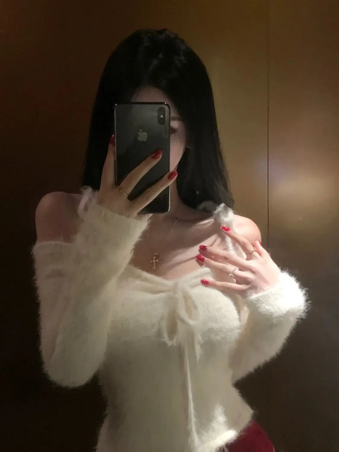 

Gagaok Korean Style Pull Femme Sweet Imitation Mink Fur Sweaters Women Autumn Winter New Short Tie Long Sleeve Top Pullover