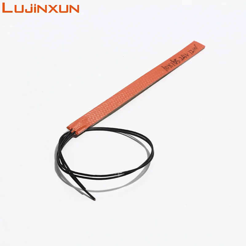LUJINXUN 10mm Silicone Rubber Ultra Narrow Heating Strip, Flexible Bendable Winding Heating Belt 5V 12V 24V Waterproof Customize