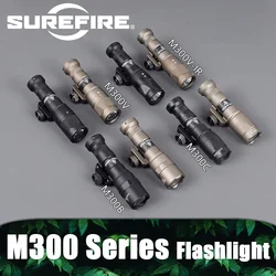 Surefire M300 Series Flashlight Upgrad M300V M300V-IR M600V Weapon Gun Strobe LED Light 20mm Rail Hunting Rifle M300C Torch
