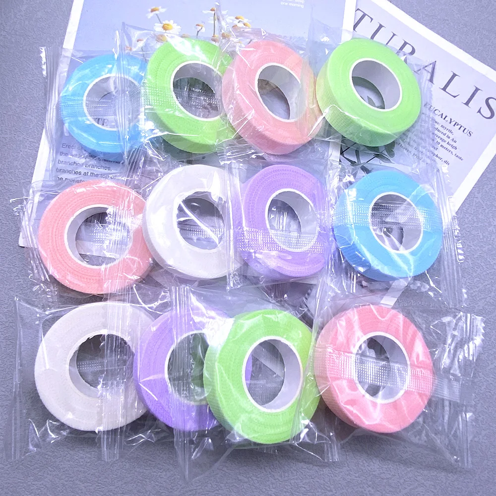 10 لفات رمش تمديد ورقة الشريط الوبر تنفس لاصق ل رمش تمديد أداة العين ماكياج الجفن أدوات #5