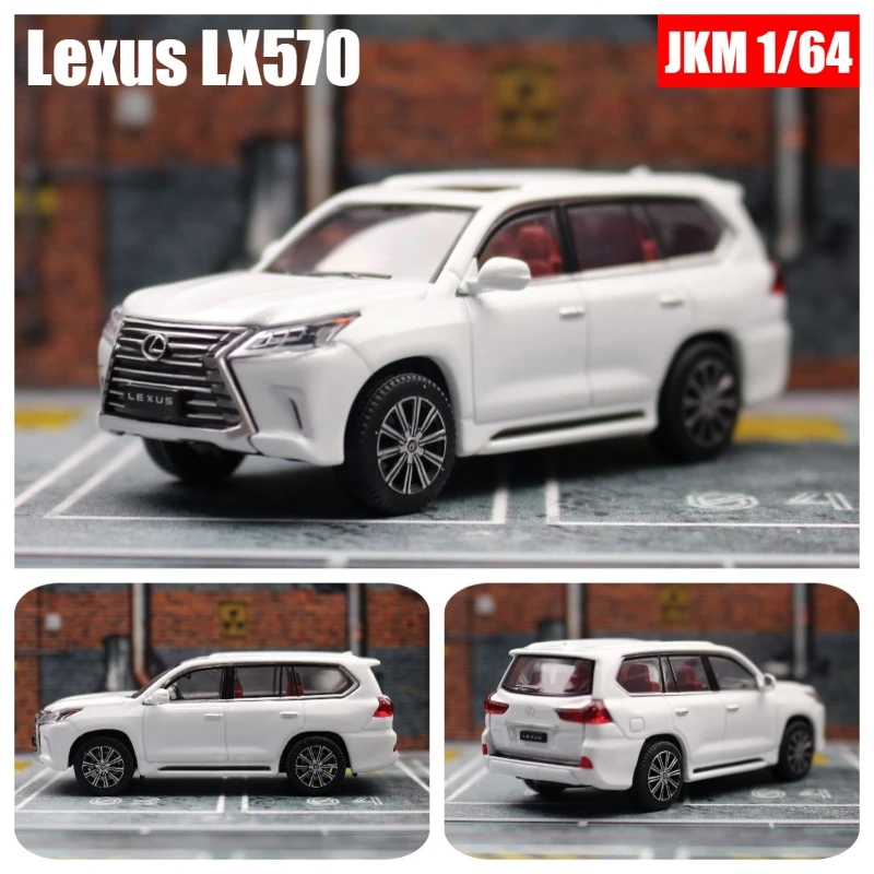 

JKM моделирование масштаба 1:64 Lexus LX570 внедорожник металлическая модель автомобиля Коллекционная литая под давлением миниатюрный сплав Voiture детский подарок на день рождения для мальчиков