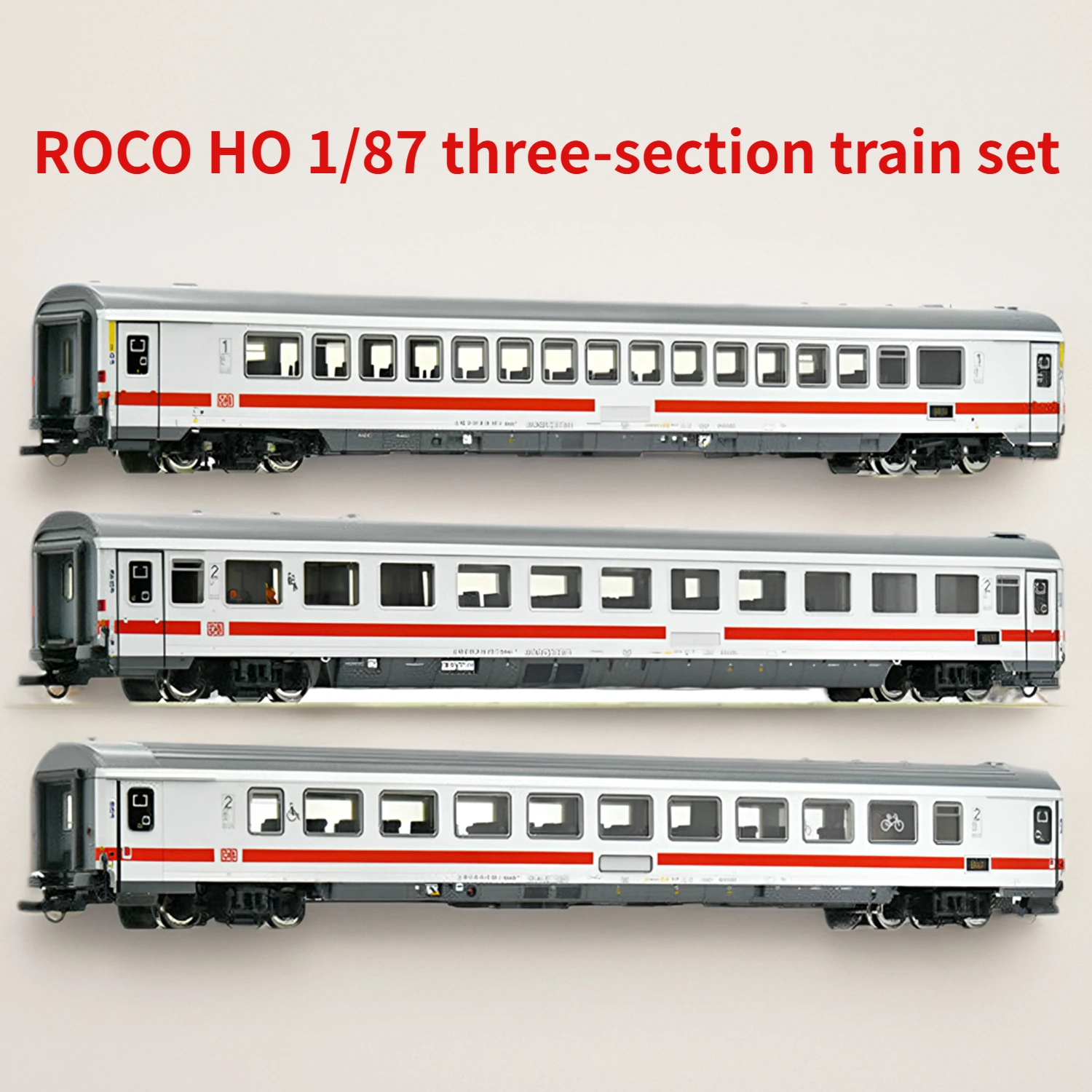 

ROCO HO Type 1/87 Train Model 6200019 IC2310 Passenger Carriage Three-section Set DB Sixth Generation Train Model Toy Gift