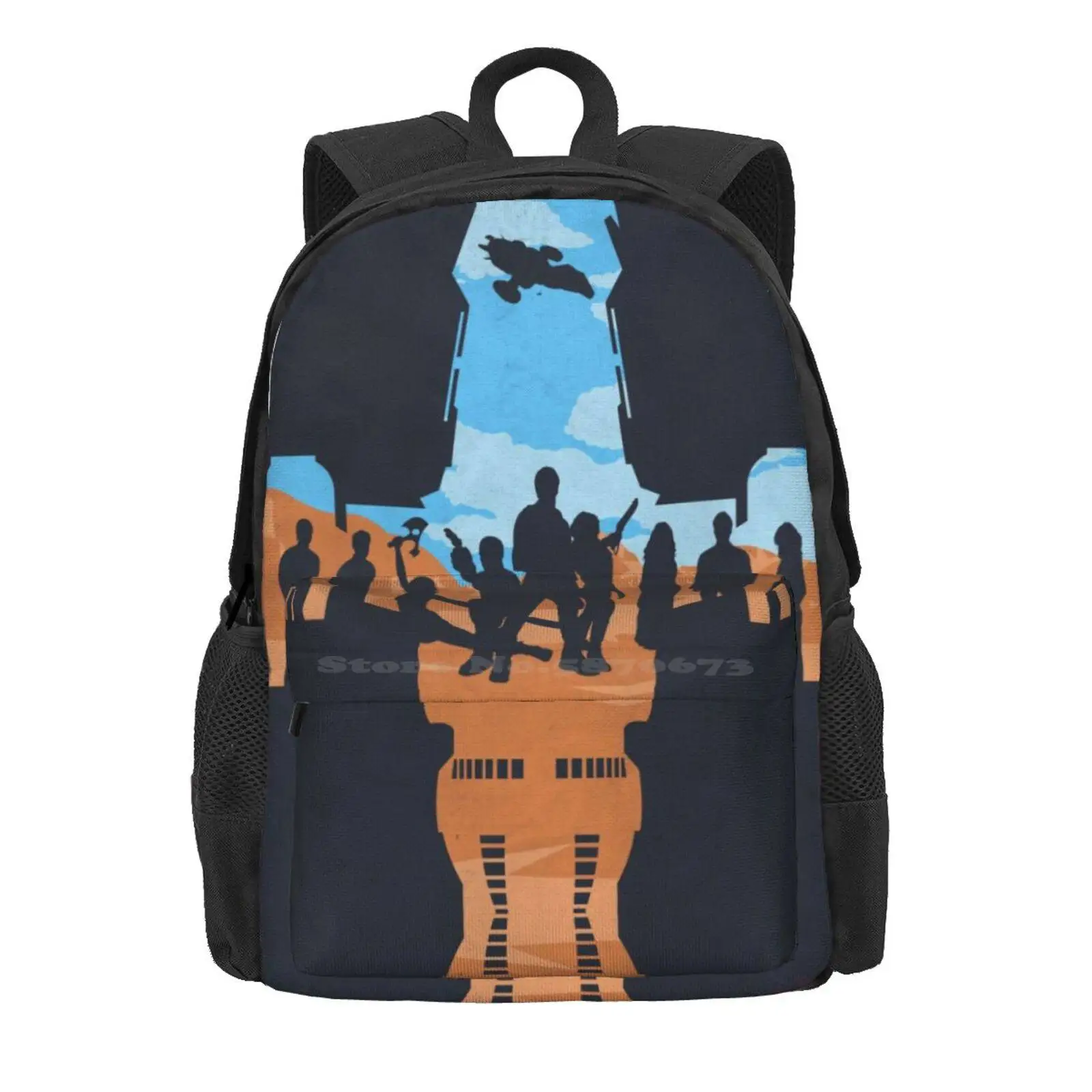 Big Damn Heroes Hot Sale Schoolbag Backpack Fashion Bags Firefly Serenity Joss Whedon River Tam Sci Fi Tv Geek Nerd Buffy