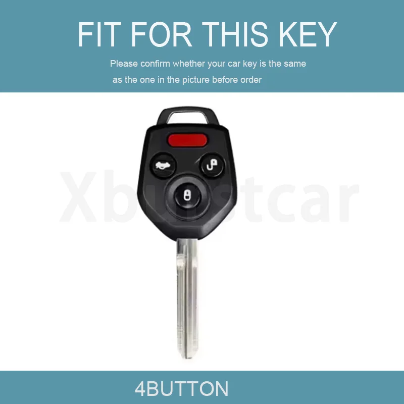 4 Buttons Flip Keyless For Subaru Impreza Legacy Outback Tribeca WRX STI XV Crosst Crosstrek Forester TPU Car Key Case Cover