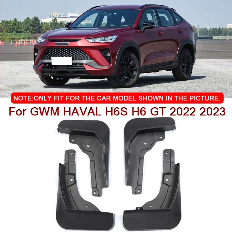 

For GWM HAVAL H6S H6 GT 2022 2023 Car Styling ABS Car Mud Flaps Splash Guard Mudguards MudFlaps Front Rear Fender Accessories