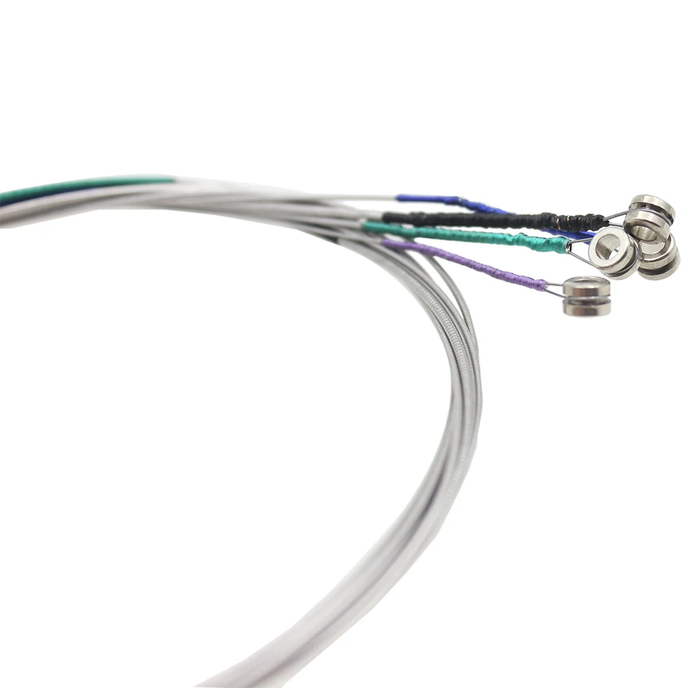 Astonvilla Viola Replacement Strings Stainless Steel Wire Nickel Silver Multiple Colors Stringed Instrument Repair Accessories