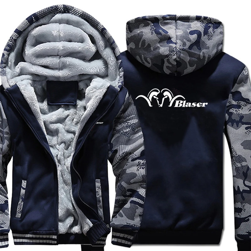 Blaser Hunt Rifle Hoodies Men Fashion Coat Pullover Fleece Liner Jacket Blaser Sweatshirts Hoody