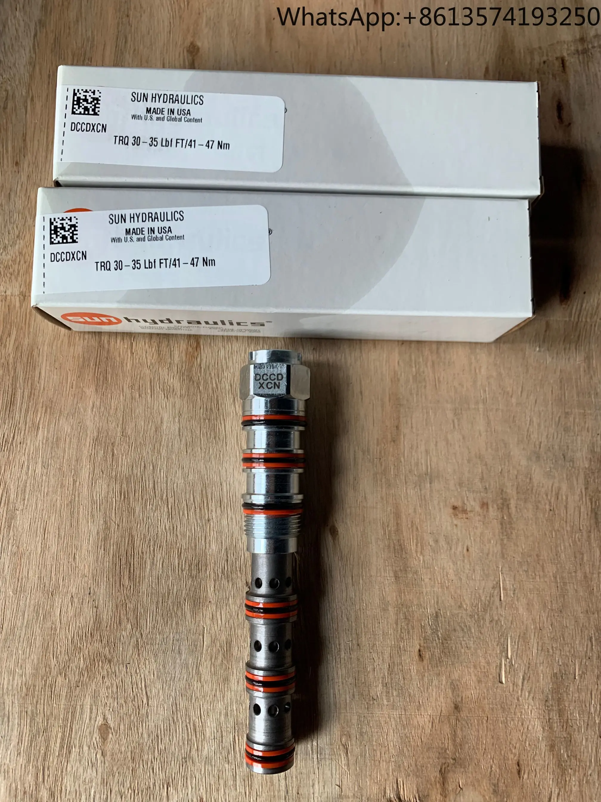 SUN HYDRAULICS Origin 4-way, 2-position, Pilot-to-shift, Detent, Directional Valve Cartridge Valve DCCD-XCN DCCDXCN
