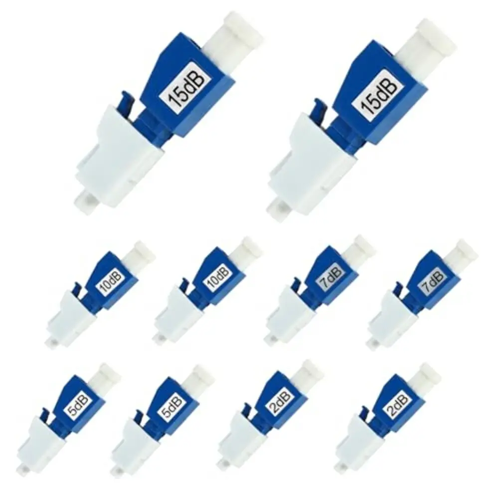 

10-pack LC/UPC Fiber Optic Attenuators For Fiber Optic Communication Scenarios For Electrical Equipment Tool Accessory