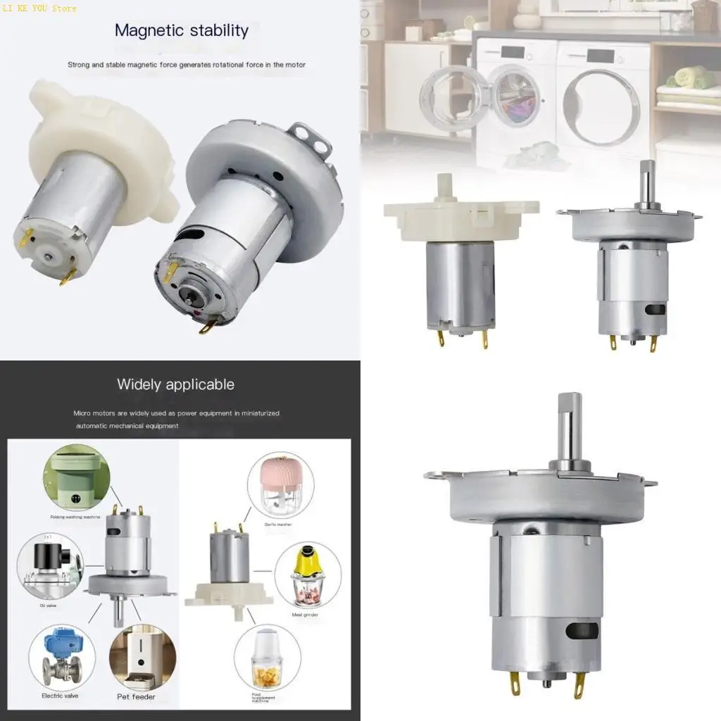 W3JE JS50 GEAR MOTOR DC12-24V التباطؤ محرك التروس لمختلف بيئة