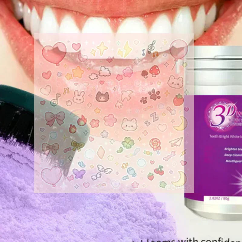 Teeth Natural Whitening Powder Products Remove Plaque Stains Deep Clean Oral Cleaning Fresh Breath Toothpaste For Daily Use