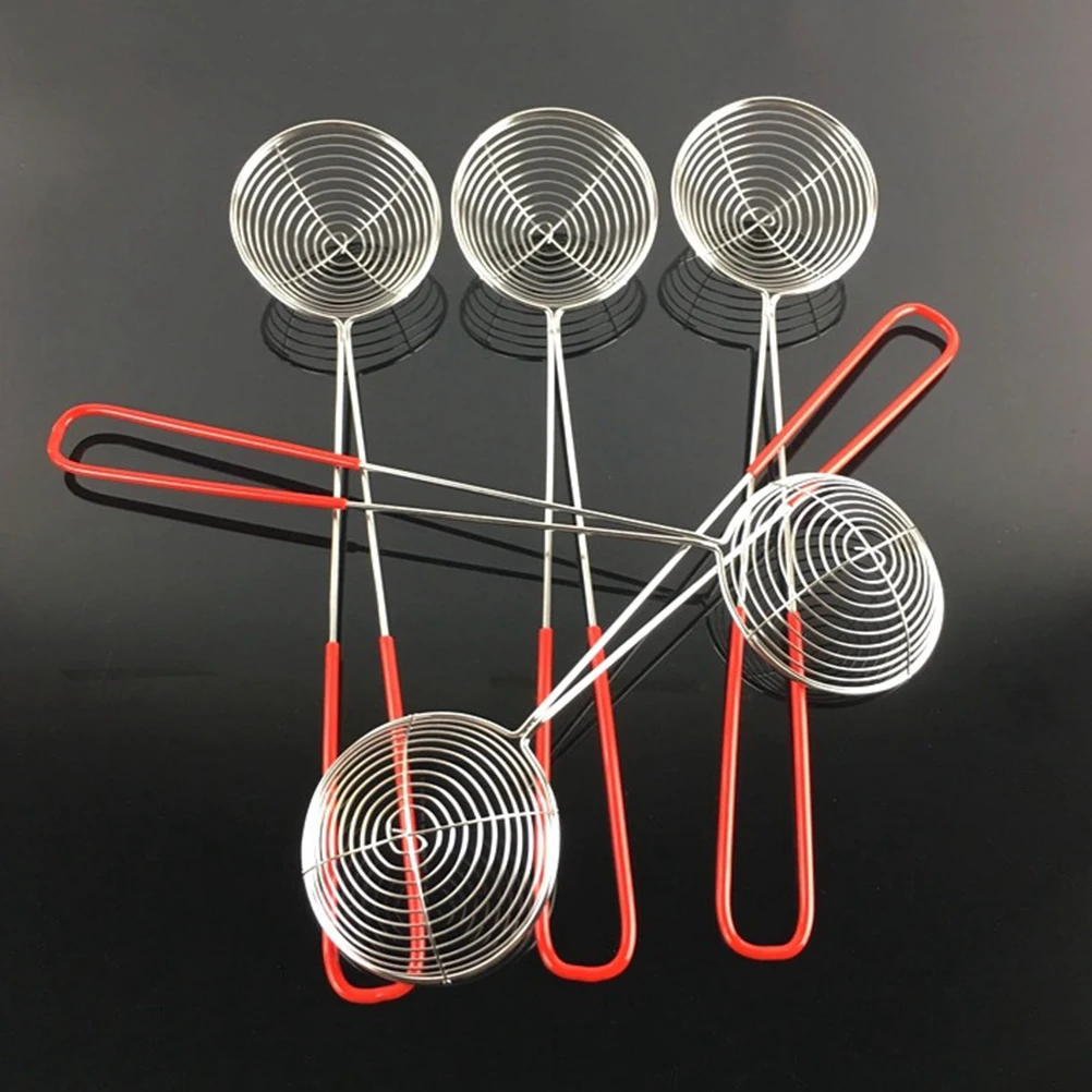 

Stainless Steel Spider Strainer Ladle Skimmer 12 Inch Long Handle Easy Clean Dishwasher Safe Ideal for Deep Frying Blanching