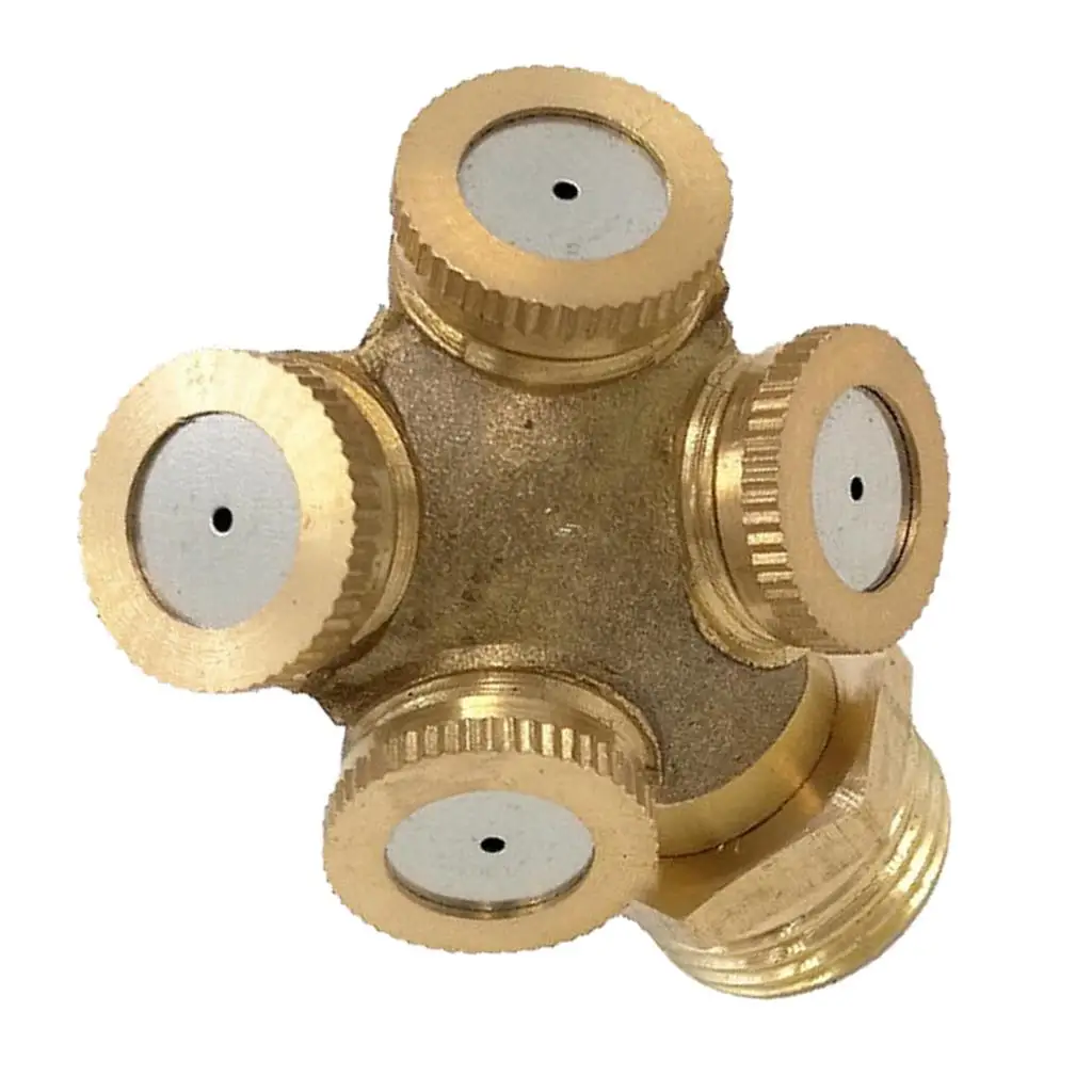 Mist Spray Nozzle Brass Material High Pressure Rotating Sprinkler Head for Garden Agricultural Irrigation