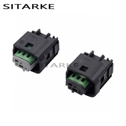 5 Sets 3 Pin TE Connectivity Electronic Wire Connectors Waterproof Throttle Pedal Sensor Plug For BMW BENZ 1-967642-1 968402-1