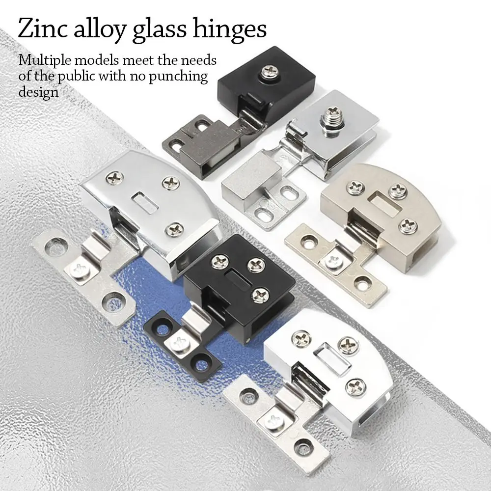 

Useful Metal Glass Clip Hinge Furniture Accessories Multifunctional Glass Door Clamp Hinge Protector Hardware Glass Shelf Holder