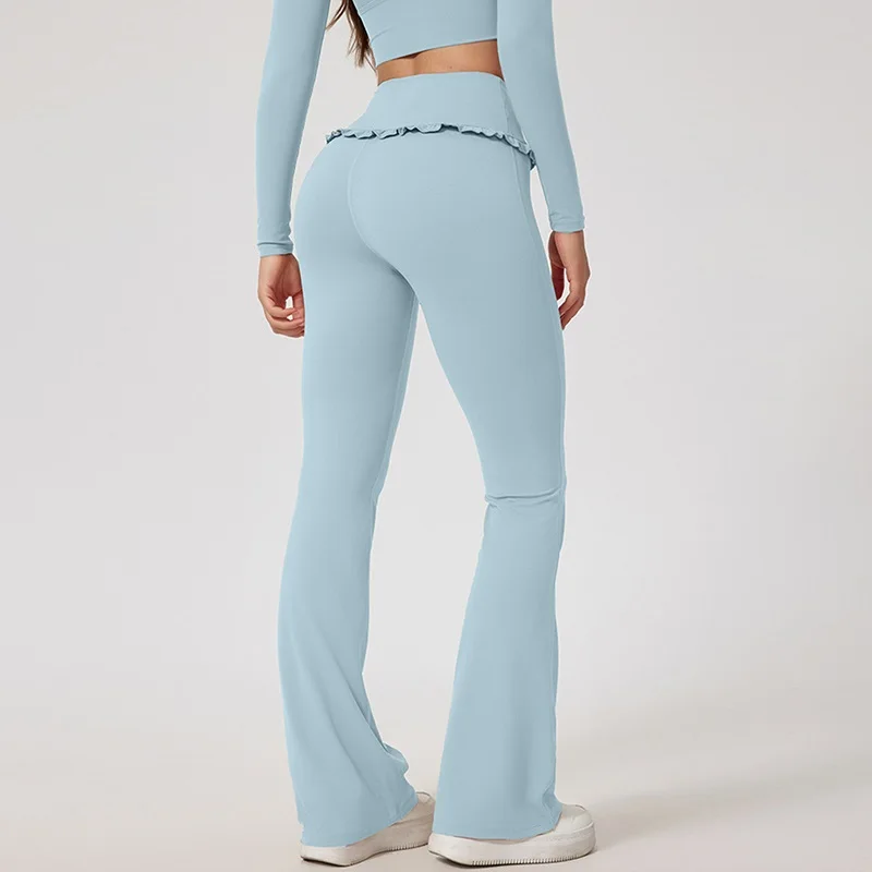 Cloud Hide Leisure Pink Sports Pants Women Home Workout Long Yoga Trousers Gym Fitness Leggings Running High Waist Street Tights image 2