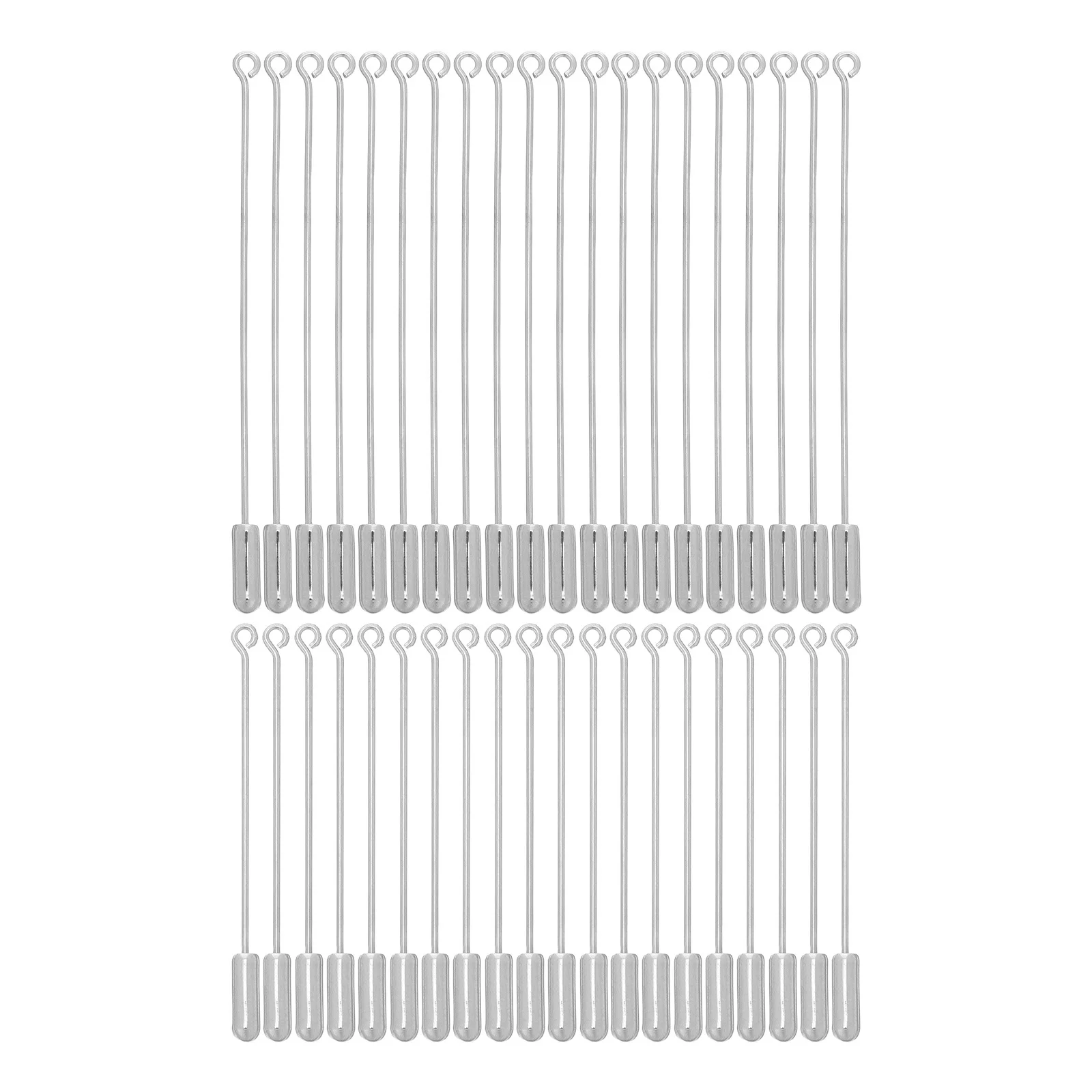 

40pcs Metal Brooch Stick Hat Shirt Suit Lapel Pin For Diy Shirt Lapel Brooch Pins Pin Jewelry Craft Sewing Accessory