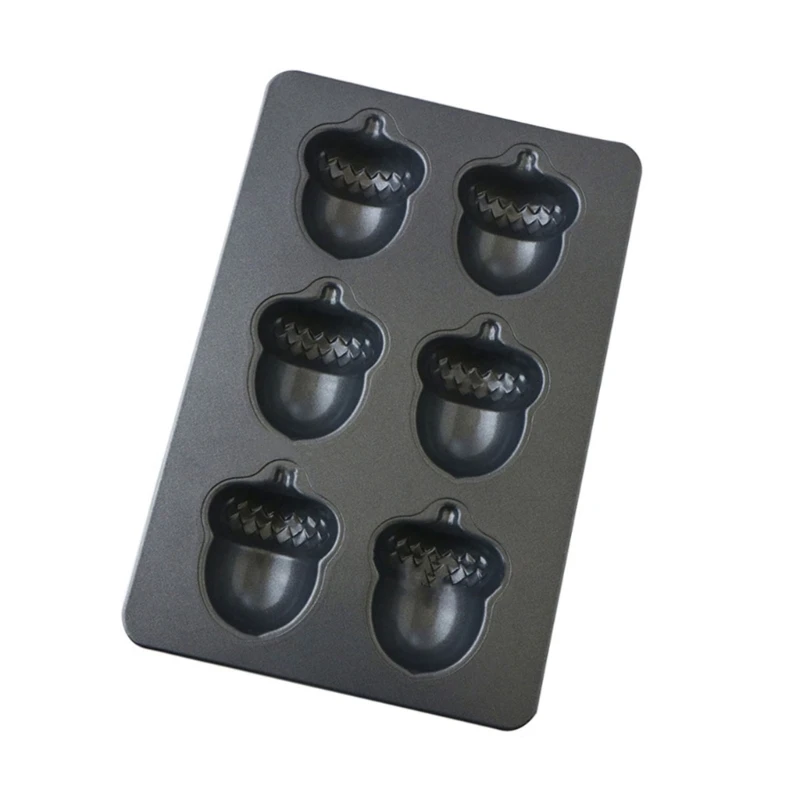 Commercial Grade Carbon Steel 6 Cavity Cookie Sheet Feature Nonstick Coating And Funny Multi Design For Even Baking