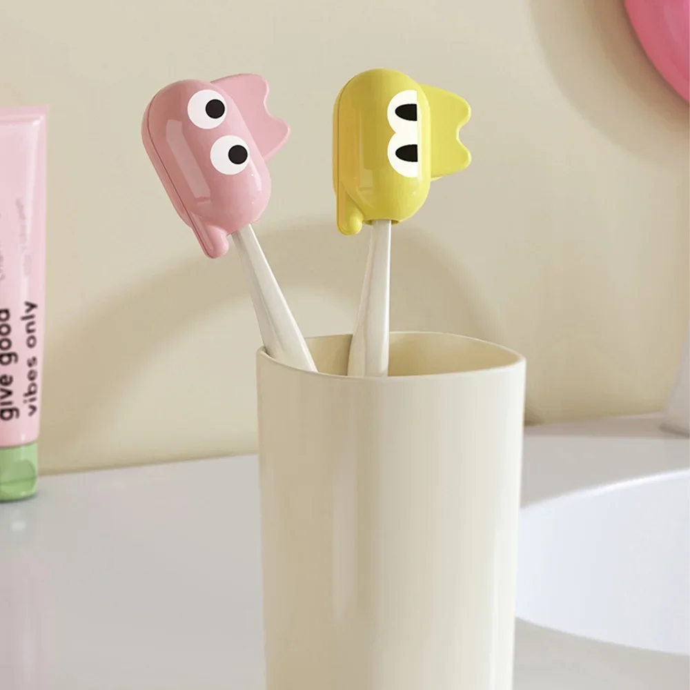 Protective Toothbrush Head Covers, Portable Travel Toothbrush Protector Caps for Home, School, Camping, Business and Bathroom