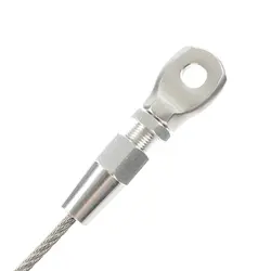 Marine Grade 316 Stainless Steel Swageless Eye Terminal for 3-8MM Wire Rope Cable DIY Fitting Rigging Hardware Balustrade Kit