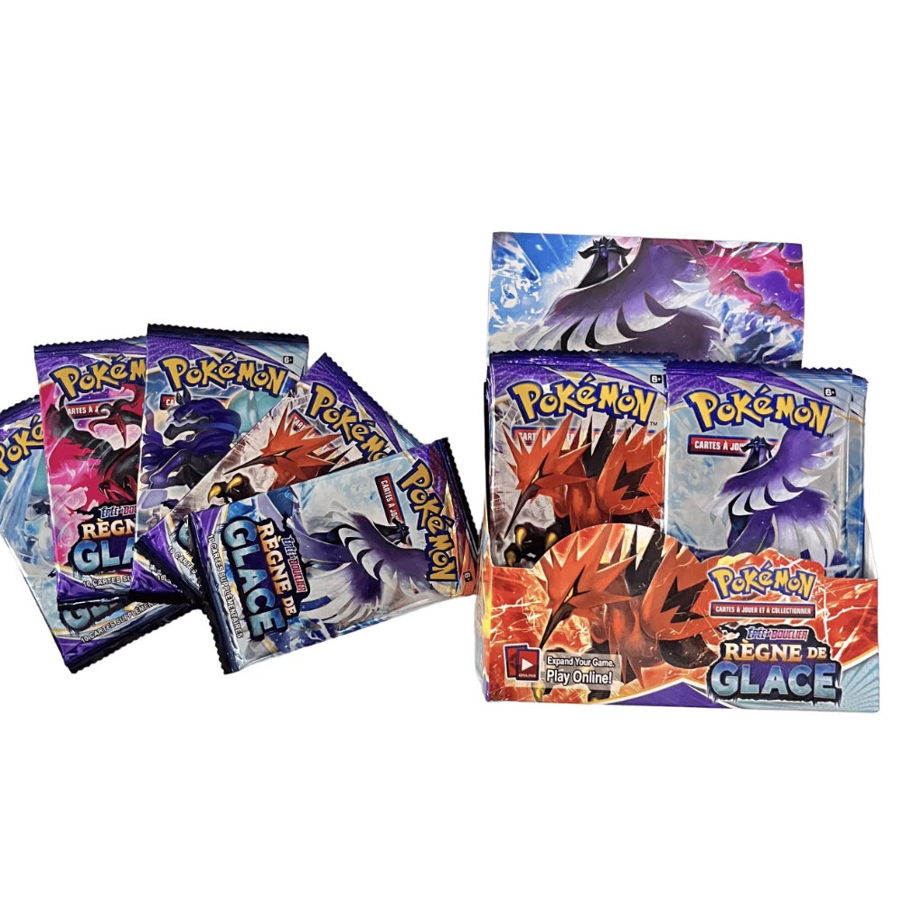 Francuskie Karty Pokemon 151 AVENTURES ENSEMBLE Obsidian Flames Pokémon Booster Battle Transaction Cards Collection Cards Toy
