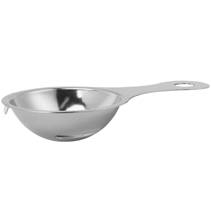 Separator Of Egg Yolk In Stainless Steel Separator White Egg Sieve Device Mini Kitchen Utensils (13 X 7 X 2.8 Cm)