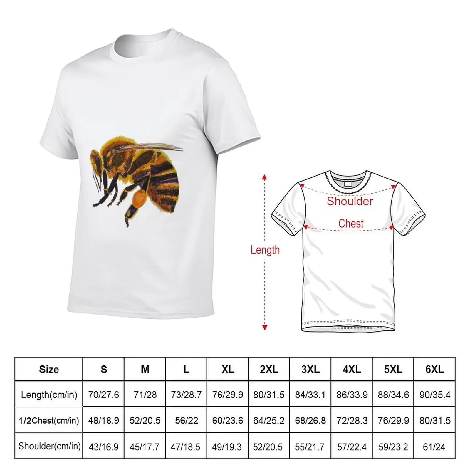 New Busy Bee in Colour T-Shirt plus size t shirts Oversized t-shirt mens clothes