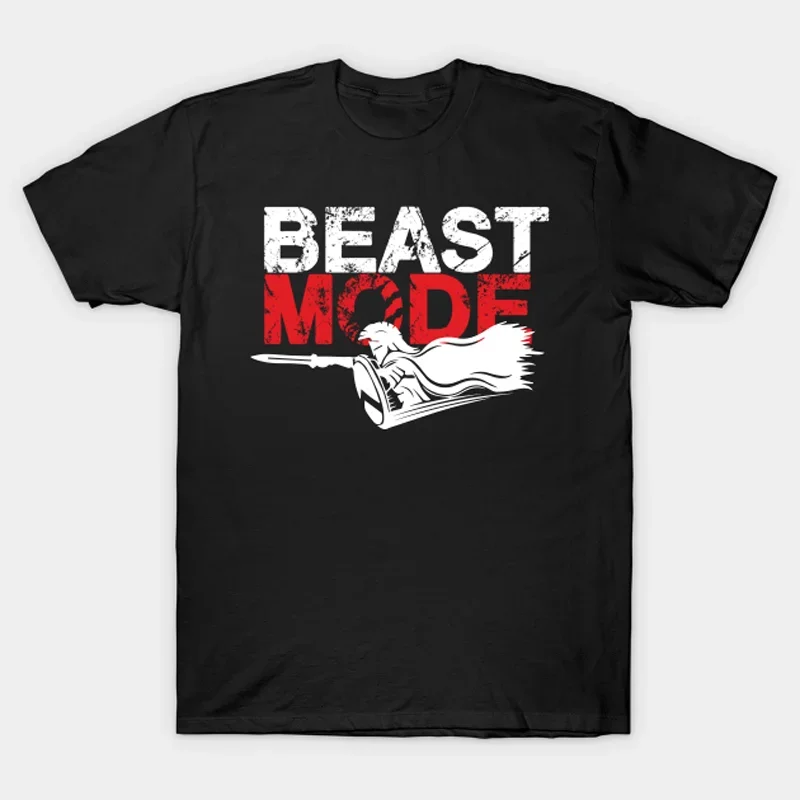 

Beast Mode Wild Spartan Warrior Gym Fighting Training T-Shirt New 100% Cotton O-Neck Short Sleeve Casual Mens T-shirt Size S-3XL