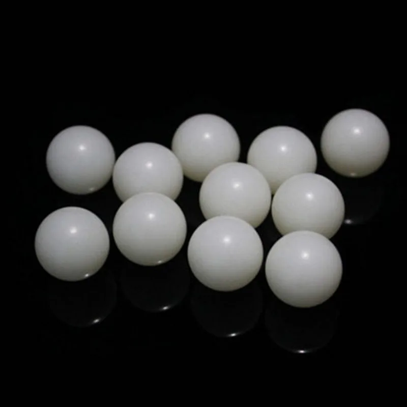White Solid Ball POM Plastic Ball Diameter 2/3/4/4.5/5/6/6.35/6.95/7/8/9/10/11.11~50.8mm Bearings Rolling Bead Polyoxymethylene
