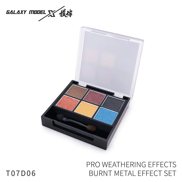 Galaxy T07D01~T07D06 Modeling Weathering Master 6-Color Combo Pastel Powder for Gundam Scale Model Figures & Diorama Realistic