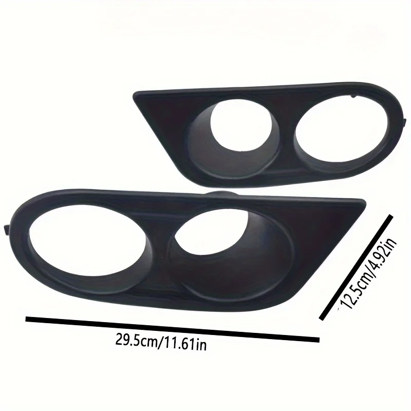 

For BMW E46 M3 Front Bumper Fog Lamp Grille Trim, ABS Resin Honeycomb Mesh Cover for 2001-2006 Models, Automotive Exterior Acces