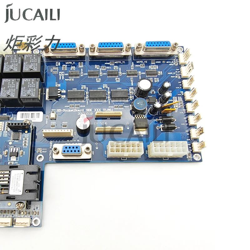 JCL หลักสําหรับ Seiko 510 35pl สําหรับ Infiniti UV Flatbed เครื่องพิมพ์ 8 หัวพิมพ์ HS ซ็อกเก็ตบอร์ด V1.83 V1.86