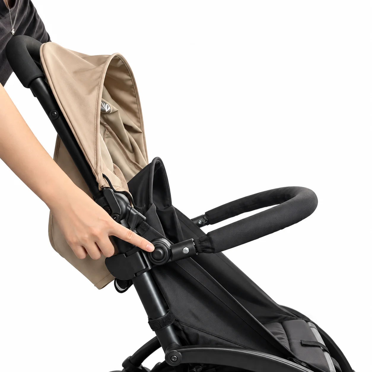 Bumper Bar for Babyzen Yoyo Yoyo2 Yoyo3, Wear-Resistant Easy Clean Armrest Cover, Adjustable Removable Washable