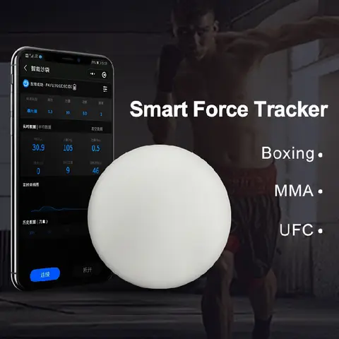 Boxing and kickboxing power meters, punching bag speed tests and training sensors for percussion dynamometers