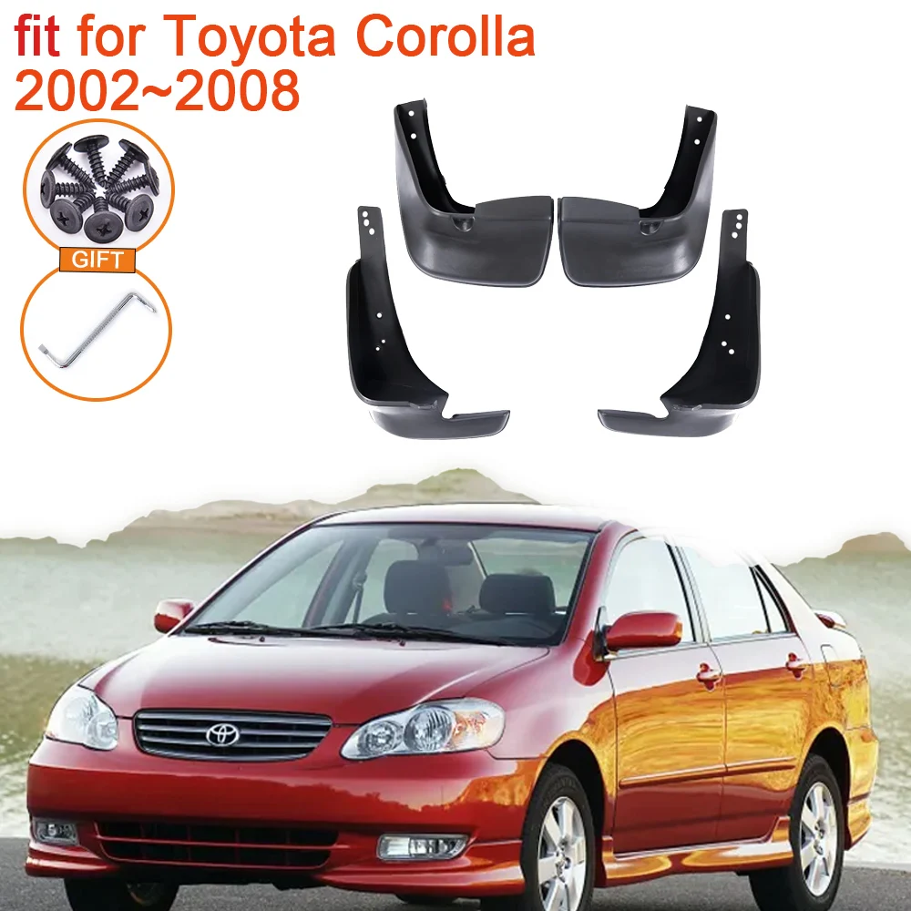 

For Toyota Corolla E120 E130 2000 2001 2002 2003 2004 2005 2006 Accessories Mud Flaps Splash Guards Mudguards Fender Front Wheel