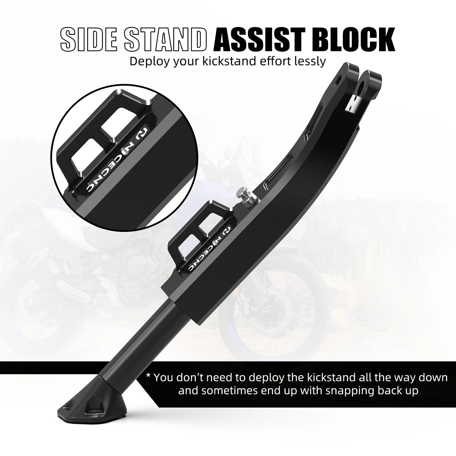 Pour KTM 690 Enduro R 690 SMC R 2008-2024 béquille réglable NICECNC pour Husqvarna 701 Enduro/SM 16-24 GasGas 700 ES/SM 22-24