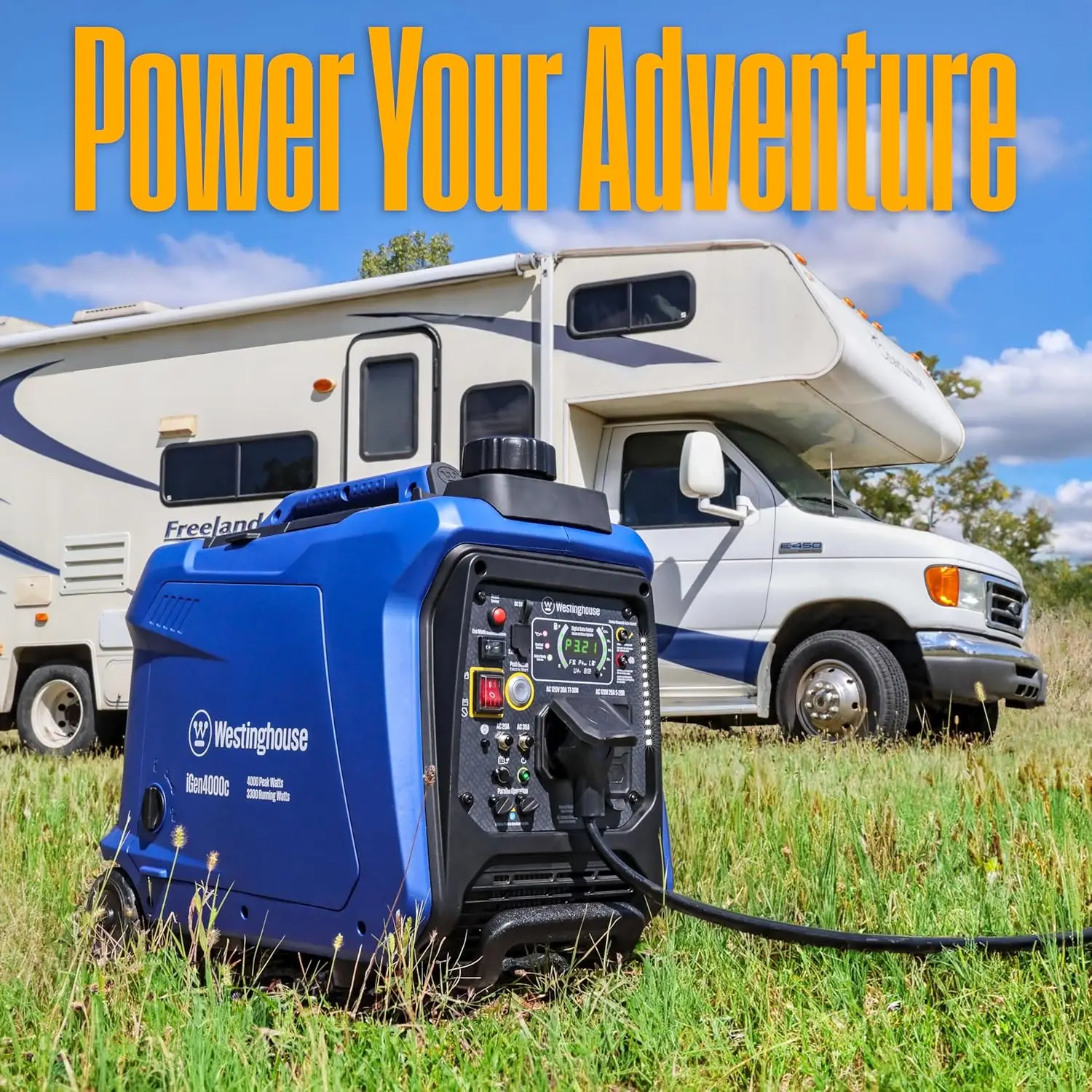 

Outdoor Power Equipment 4000 Peak Watt Super Quiet Portable Inverter Generator, Remote Electric Start