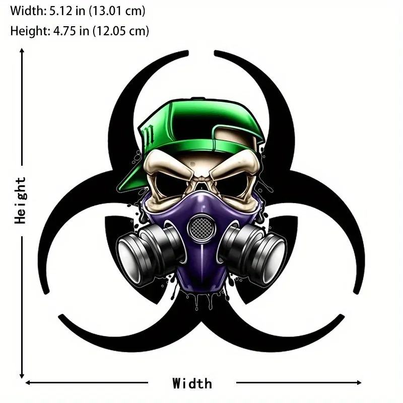 1 шт. крутая абстрактная геометрическая наклейка - водонепроницаемая, прочная - привлекательные формы для багажного ноутбука