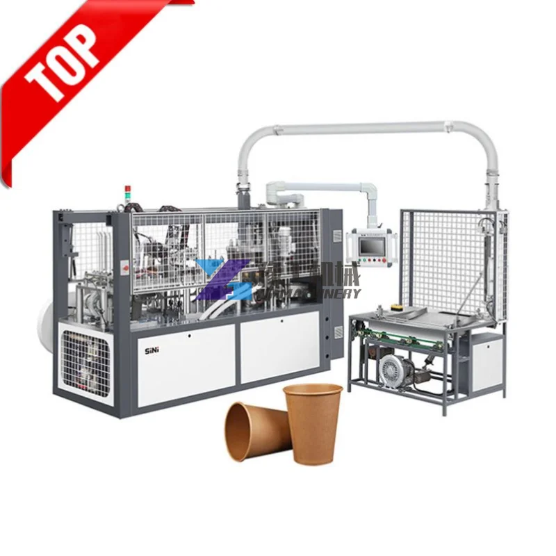 Recycle Disposable Ice Cream Bowl Forming Machine Ripple Double Wall Paper Cup Making Machine Price