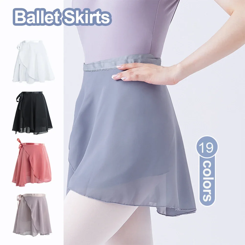 Ballet Tied Skirt Dance Tutu Ballerina Dance Class Costumes Gymnastics Leotard Dancewear