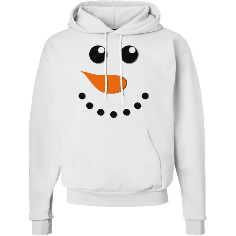 

Christmas Snowman Face Hoodie