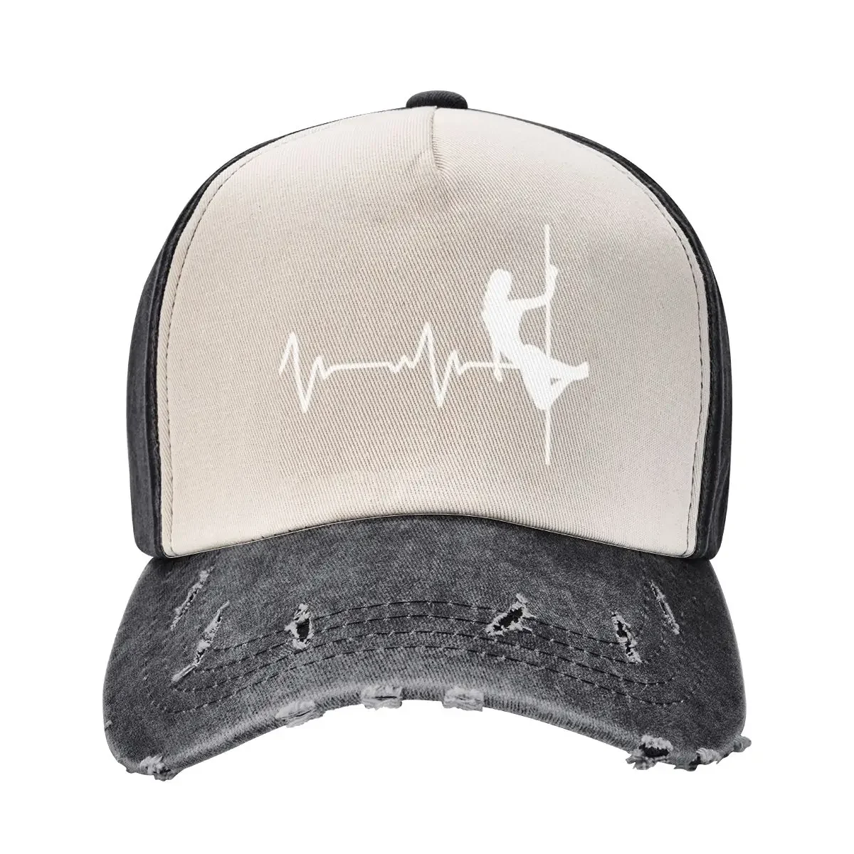 

Heartbeat Pole Dance Pole Fitness Baseball Cap Hat Man For The Sun New In Hat Anime Trucker Hats For Men Women's