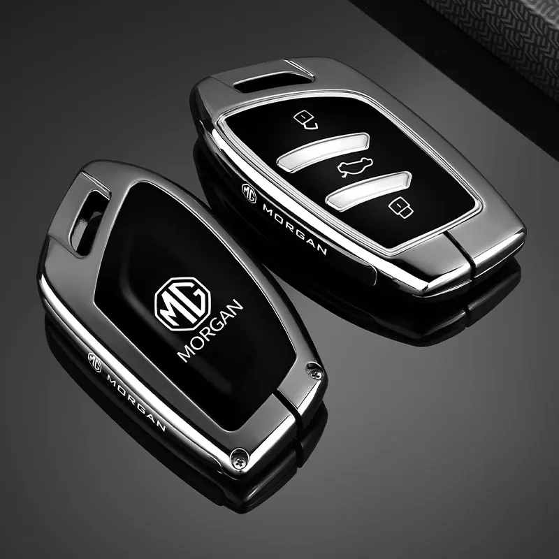 Heavy Duty Zinc Alloy Key Shell For MG ZS MG4 MG HS MG5 MG Marvel R MG RX8, Shockproof Fob Protector Car Interior Accessories