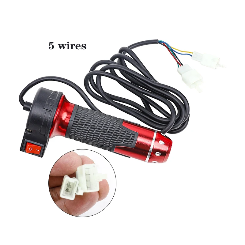 Electric Scooter/Tricycle/Bicycle 12V/24V/36V/48V/60V/72V 3 speed Forward Reverse Throttle Accelerator Horn Turn Handle