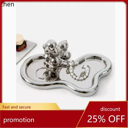 

ZML Key Storage Ornament Creative Entryway Tray Decoration Living Room Home Opening Housewarming Gift